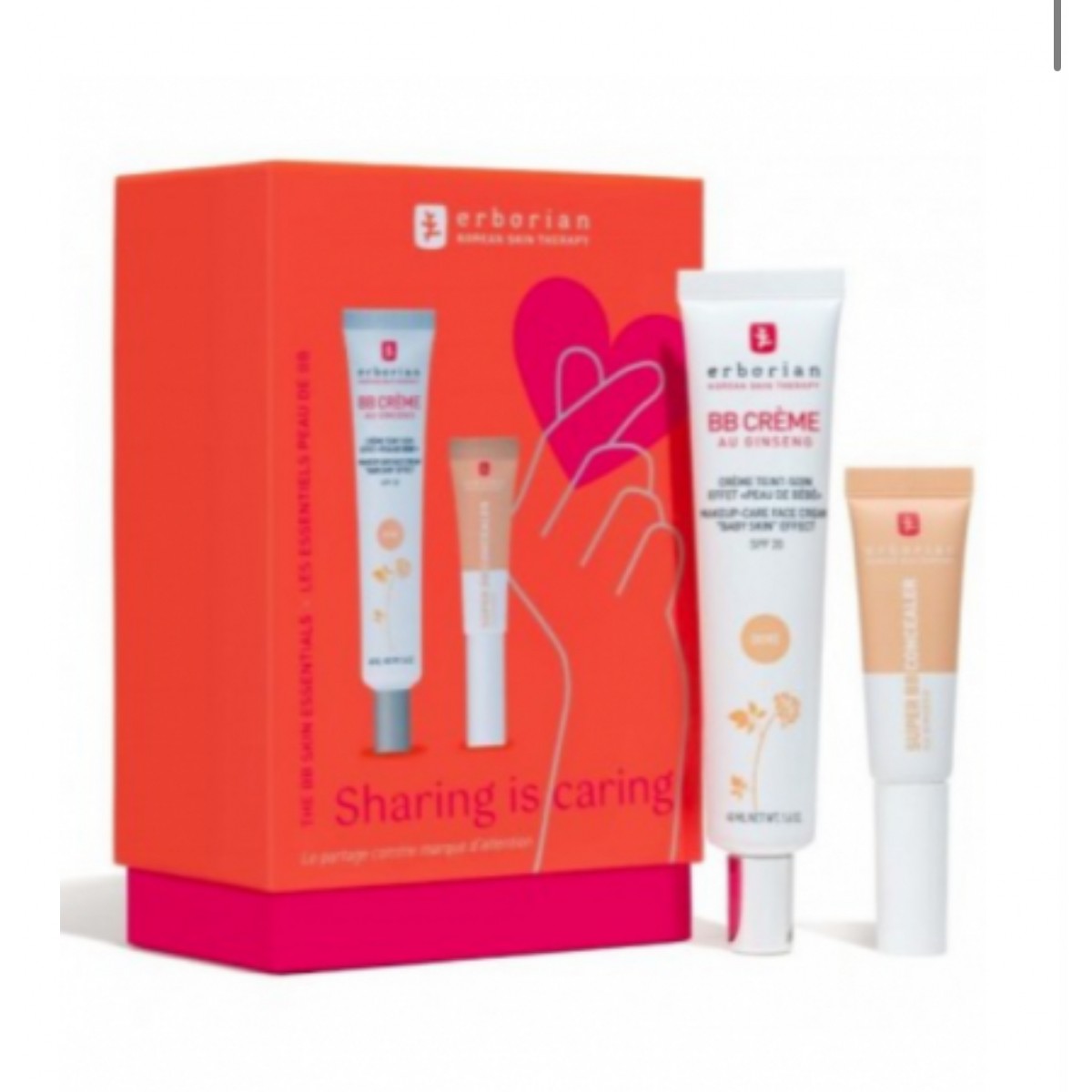ERBORIAN Kit BB Crème Doré 40ml + Super BB Concealer Doré 10ml