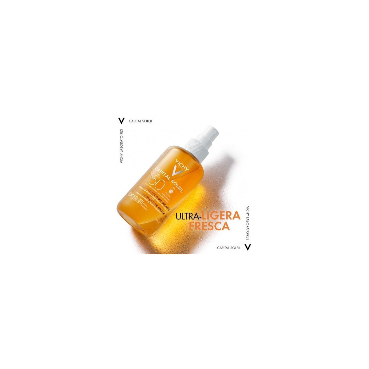 VICHY CAPITAL AGUA SOLAR PROTECTORA - LUMINOSIDAD SPF 50