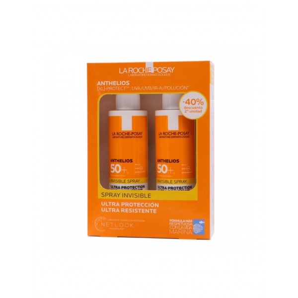 anthelios spf 50+ duplo spray invisible 2x200 ml