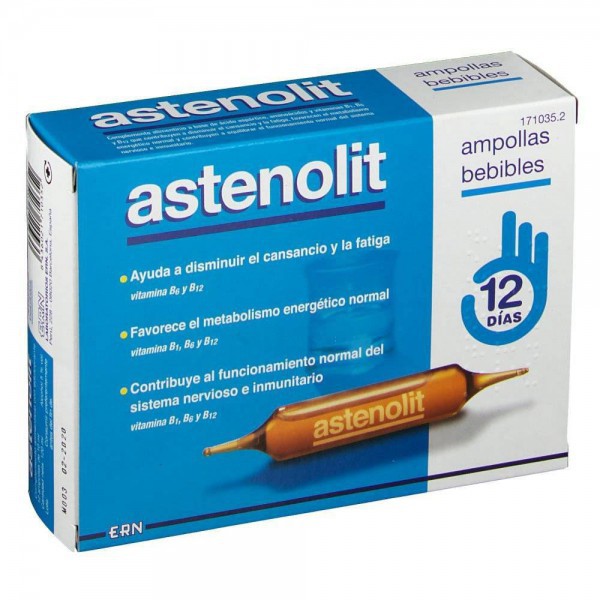 ASTENOLIT 12 AMPOLLAS BEBIBLES