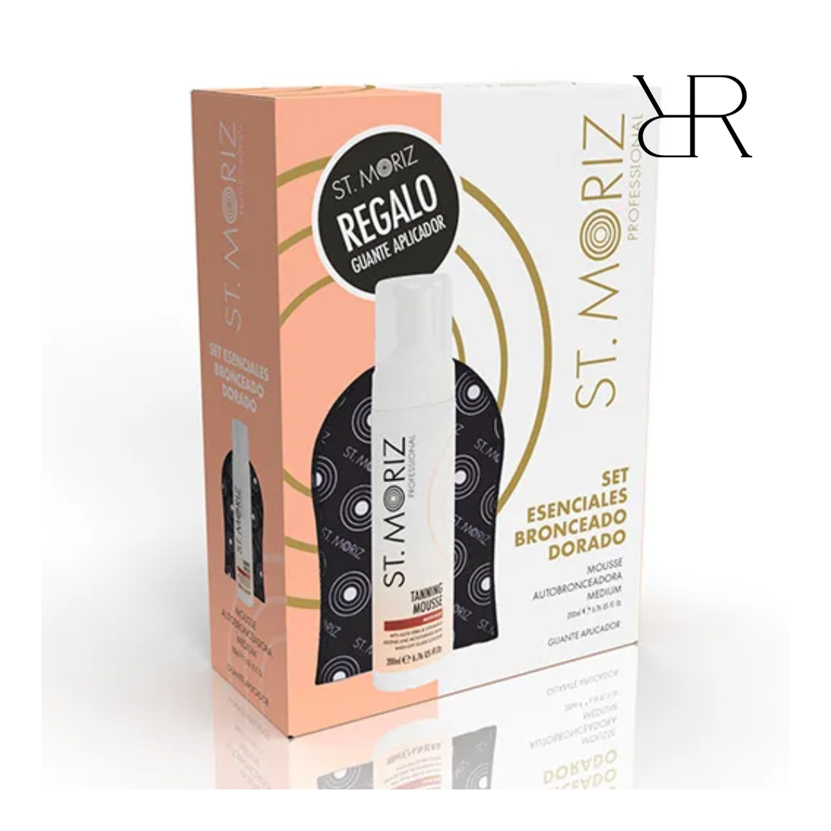 ST MORIZ Set Esenciales Bronceado Dorado | 1UD Mousse autobronceadora + guante