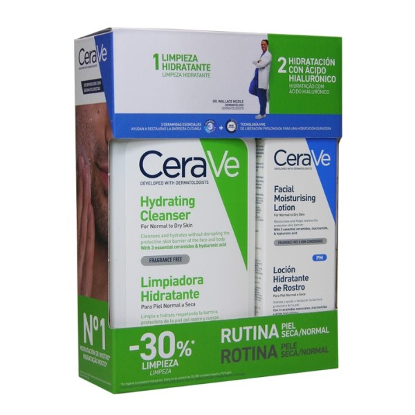 CERAVE PACK RUTINA HIDRATACIÓN PIEL SECA