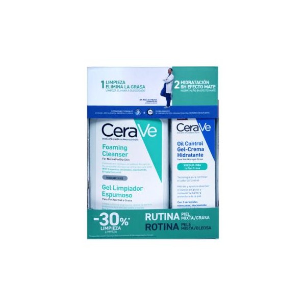 CERAVE RUTINA PARA LA PIEL MIXTA-GRASA