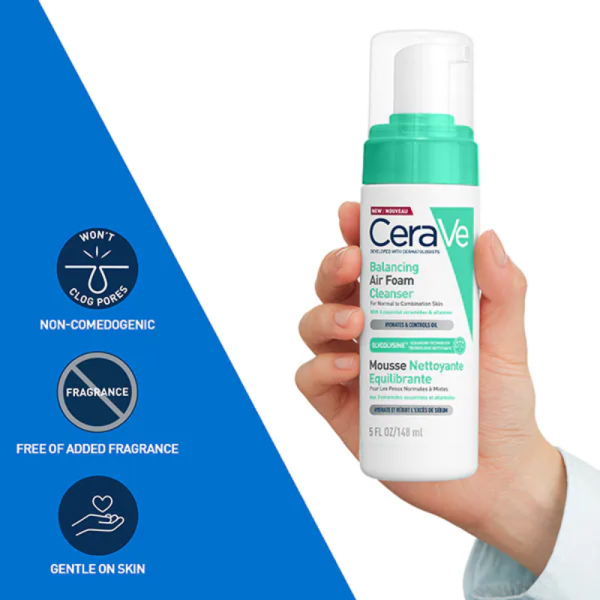 Cerave Limpiador Air Foam Reequilibrante 148ml