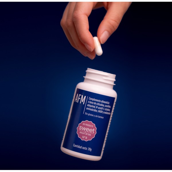 Asun Sweet 8 · AFM Activación física y mental Energía, protector neuronal, reduce inflamación 60 cápsulas