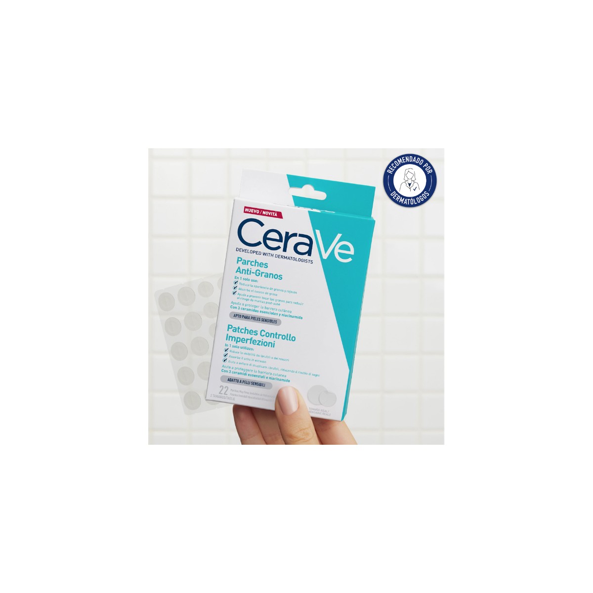 Cerave Parches Control Imperfecciones 22 unidades