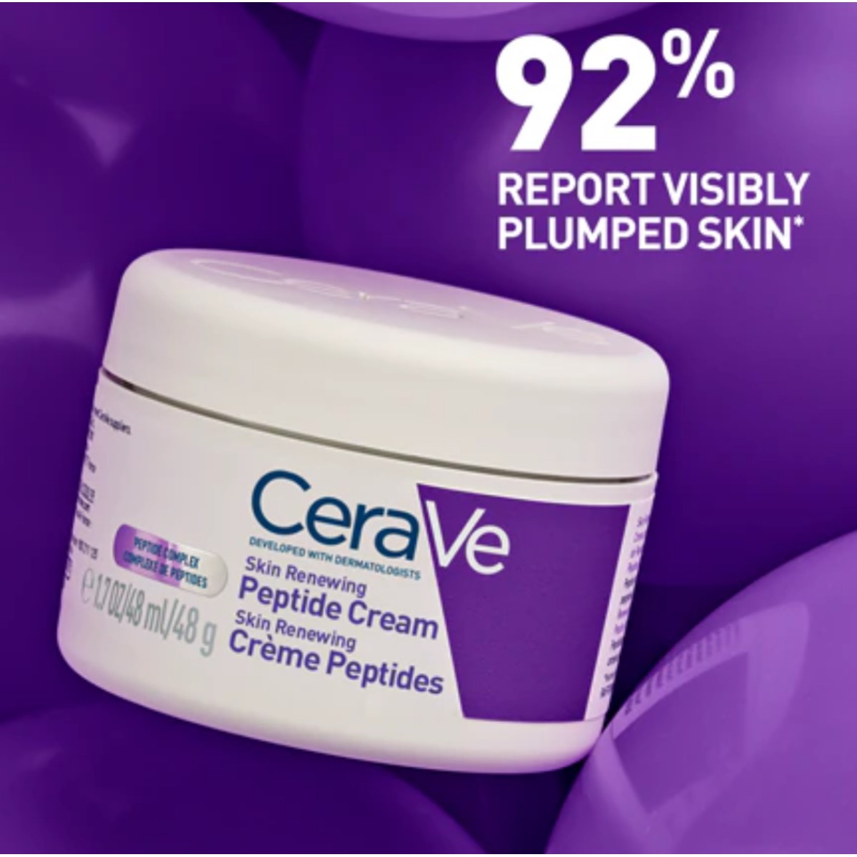 Cerave Crema Con Péptidos 48g