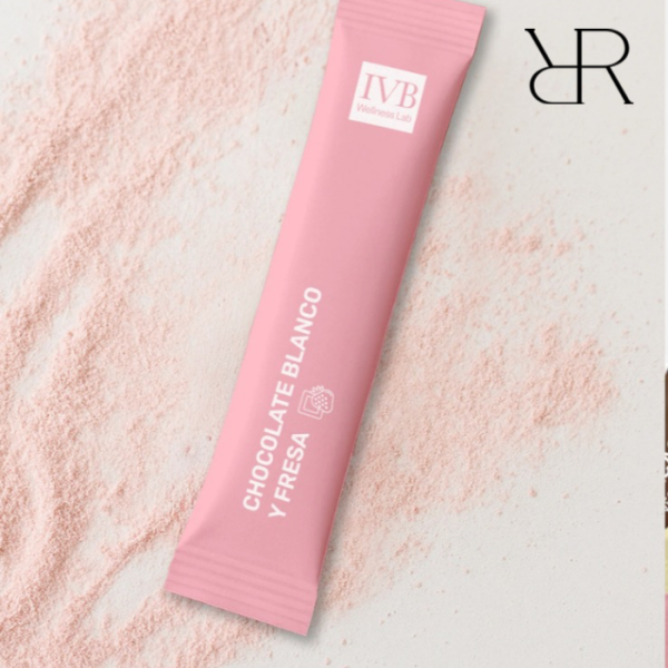 Ivb Sticks sabores chocolate blanco fresa 10 unidades 2
