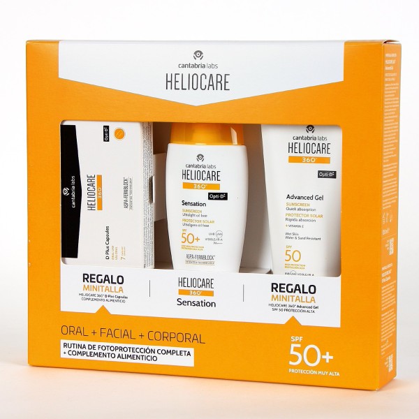 Heliocare 360 PACK Sensation SPF50+ 50ml con Advanced Gel...