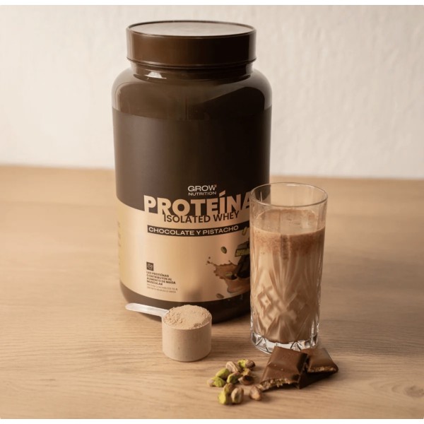 Grow Nutrition Proteína Chocolate y Pistacho 1 kilo
