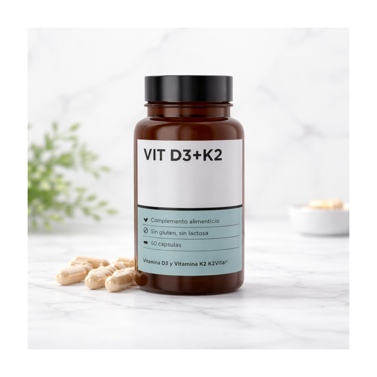 RR Vitamina D3+K2 60 cápsulas