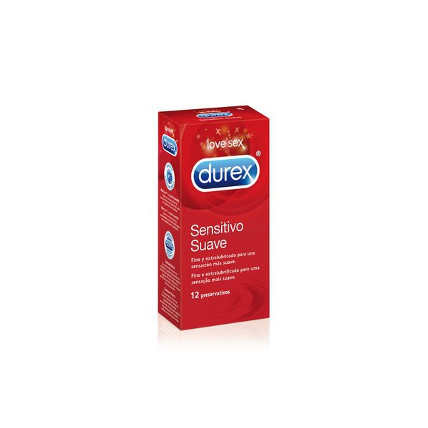 DUREX SENSITIVO SUAVE 12 U